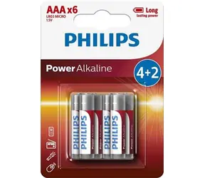 Philips batéria AAA Power Alkaline - 6ks