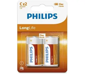 Philips R14L2B/10 batéria C Long Life - 2ks
