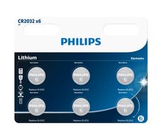 Philips batéria CR2032 Lítium - 6ks