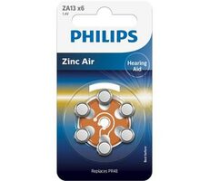 Philips batéria ZA13 Zinc Air - 6ks