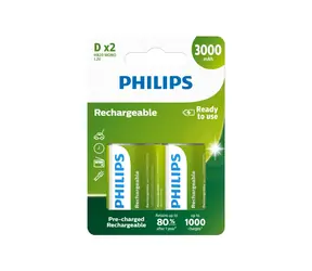 Philips batéria D Rechargeable - 2ks