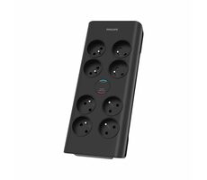 Philips SPN7080BA/60 čierna / Prepäťová ochrana / 8 zásuviek