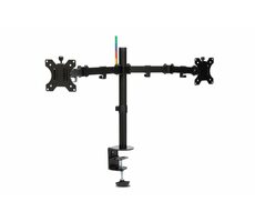Kensington SmartFit® Ergo Dvojité rameno na LED | LCD až 32&quot; 2x8kg / svorka / na stôl / VESA / čierna