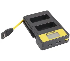 PATONA nabíjačka Foto Dual Panasonic DMW-BLG10 s LCD / USB