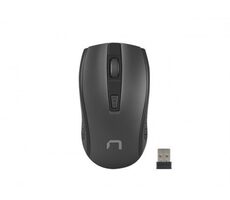 Natec Jay 2 Nano čierna / bezdrôtová optická myš / 1600 DPI / 2.4Ghz / 4 tlačidlá