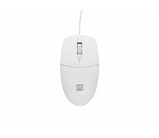 Natec Ruff 2 biela / drôtová / 1000 dpi / USB / 3 tlačítka
