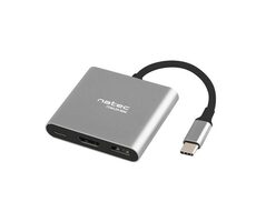 Natec Fowler mini / Multiportový adaptér / 4K HDMI / 1 x USB 3.0 / 1x USB-C