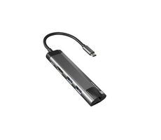 Natec Fowler Go / Multiportový adaptér / 4K HDMI / 2 x USB 3.0 / 1x USB-C / RJ-45