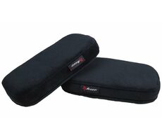 AROZZI Penová podložka na lakťovú opierku čierna / náhradné podrúčky pre herné stoličky / pamäťová pena