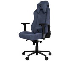 AROZZI VERNAZZA Soft Fabric modrá / herná stolička / 134 - 143 cm / nosnosť 145 kg / polyester