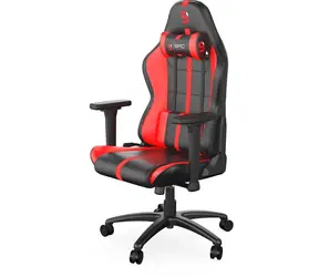 SPC Gear SR400 RD herná stolička imitácia koža čiernočervená
