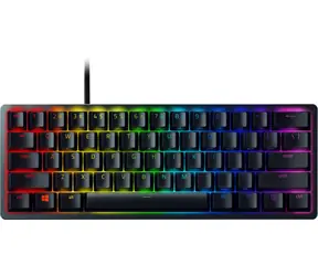 Razer Huntsman Mini Red čierna / Herná klávesnica / mechanická / drôtová (USB-C) / spínače Razer Optical Switches / US