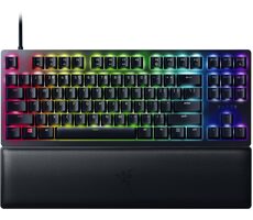 Razer Huntsman V2 Tenkeyless purple čierna / Herná klávesnica / mechanická / drôtová (USB) / spínače Razer Clicky optical