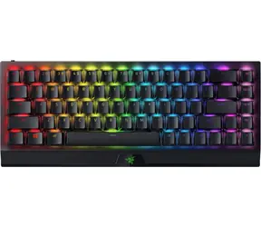 Razer BlackWidow V3 Mini HyperSpeed Yellow Switch US čierna / herná klávesnica / mechanická / BT / spínače Razer Yellow