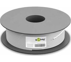 Goobay 68710 CAT 5e sieťový kábel U/UTP 100 m sivá