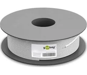 Goobay 68710 CAT 5e sieťový kábel U/UTP 100 m sivá