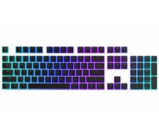 Endorfy Set klávesov Pudding KC104 čierna / 104 klávesov / PBT
