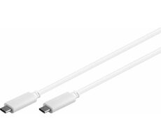 Goobay 67194 prepojovací kábel USB-C 3.1 gen.1 M 1 m biela