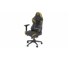 Endorfy Scrim čierno-žltá / Herná stolička / syntetická koža / nosnosť 120 kg