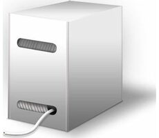 Goobay 95410 CAT 5e sieťový kábel U/UTP 305 m sivá