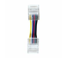IMMAX Konektor CLICK 12mm s káblom 2.5cm / RGB + CCT / 6pin