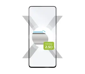 FIXED Full-Cover Ochranné tvrdené sklo pre Xiaomi Redmi Note 12 Pro čierna / lepenie cez celý displej