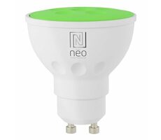 IMMAX NEO SMART žiarovka LED GU10 6W RGB+CCT farebná a biela / stmievateľná / Wi-Fi / TUYA