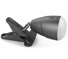 IMMAX KLIP LED lampička čierna / 5W / 140lm / 4000K / DC 3.7V / 5V / IP20 / USB