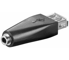 PremiumCord USB2.0 adaptér na stereo jack 3.5mm samica