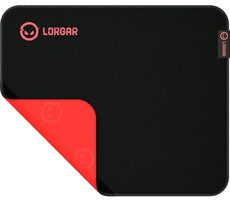 Lorgar Main 323 (M) čierno-červená / herná podložka pod myš / 360 x 300 x 3 mm