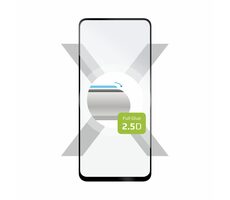 FIXED Full-Cover Ochranné tvrdené sklo pre Motorola Moto G13 čierna / lepenie cez celý displej