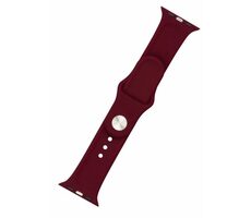 FIXED Silicone Strap Set silikónových remienkov ro Apple Watch 42/44/45/49mm vínovo-červená / dopredaj
