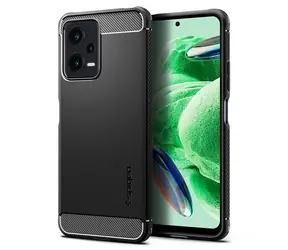 Spigen Rugged Armor ochranný kryt pre Xiaomi Redmi Note 12 5G/POCO X5 5G čierna