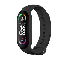 FIXED Silicone Strap Silikónový remienok pre Xiaomi Band 7 &amp; Mi Band 6 &amp; Mi Band 5 čierna