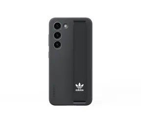 Samsung Pútko Adidas k silikónovému zadnému krytu s pútkom pre Samsung Galaxy S23/S23+/Ultra čierna