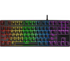 KRUX Atax RGB Outemu Red TKL čierna / US / Mechanická / USB 2.0 / herná