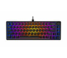 KRUX Atax 65% Pre Outemu Red čierna / mechanická klávesnica / Outemu Red / RGB / US layout