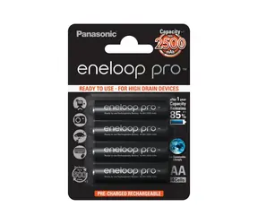 Panasonic Eneloop Pro Nabíjacie batérie AA 2500 mAh / Ni-MH / 4ks / blister