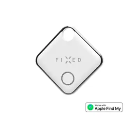 FIXED Smart tracker Tag s podporou Apple Find My biela / Smart tracker pre iOS / BT 5.0 / 1x CR2032 / IP66