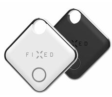 FIXED Smart tracker Tag s podporou Apple Find My (2ks) čierna + biela / Smart tracker pre iOS / BT 5.0 / 1x CR2032 / IP66