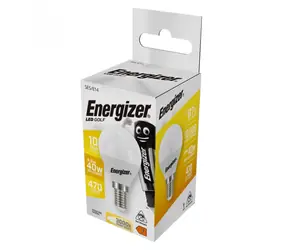 Energizer S17523 LED Globe žiarovka 4.9W / Pätica E14 / 3000K / 470lm