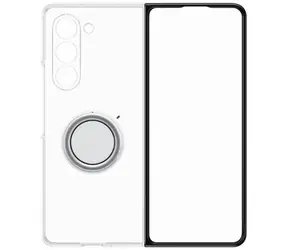 SAMSUNG Clear Gadget Case Ochranný kryt s odnímateľným úchytom pre Samsung Galaxy Z Fold5 transparentný