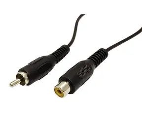 OEM Kábel predlžovací cinch(M) - cinch(F) 5 m