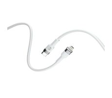 Forever Flexible kábel USB-C (M) - Lightning (M) 2 m biela / 20W
