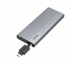 Lexar M.2 Box na SSD so vstavaným káblom / M.2 2280 / USB3.2 Gen2 / Prenosová rýchlosť až 10Gbps