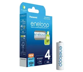Panasonic Eneloop Nabíjacia batéria AA 2000 mAh 4ks / Ni-MH / blister