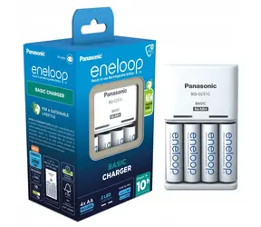 Panasonic BQ-CC51 Eneloop Basic nabíjačka + 4X AA 2000 mAh / Ni-MH / 4ks