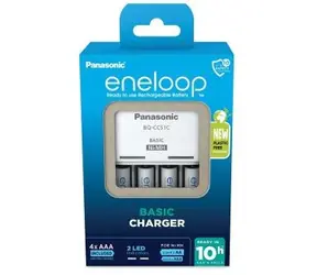 Panasonic K-KJ51MCD04E Eneloop Basic nabíjačka + 4X AAA 800 mAh / Ni-MH / 4ks