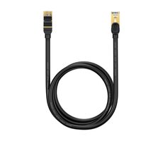 Baseus WKJS010201 Sieťový kábel CAT7 1.5 m čierna / Patch kábel / RJ45 - RJ45