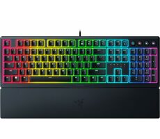 Razer Ornata V3 čierna / Herná klávesnica / hybridný / USB / spínače Razer Mecha-Membrane / US